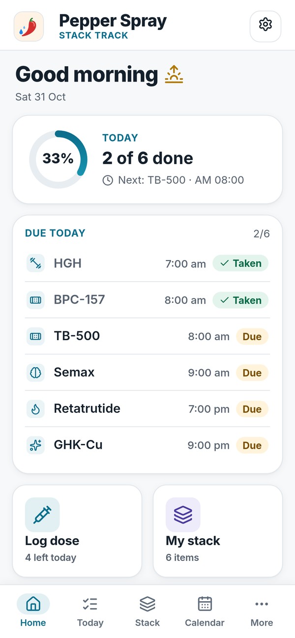 Home screen